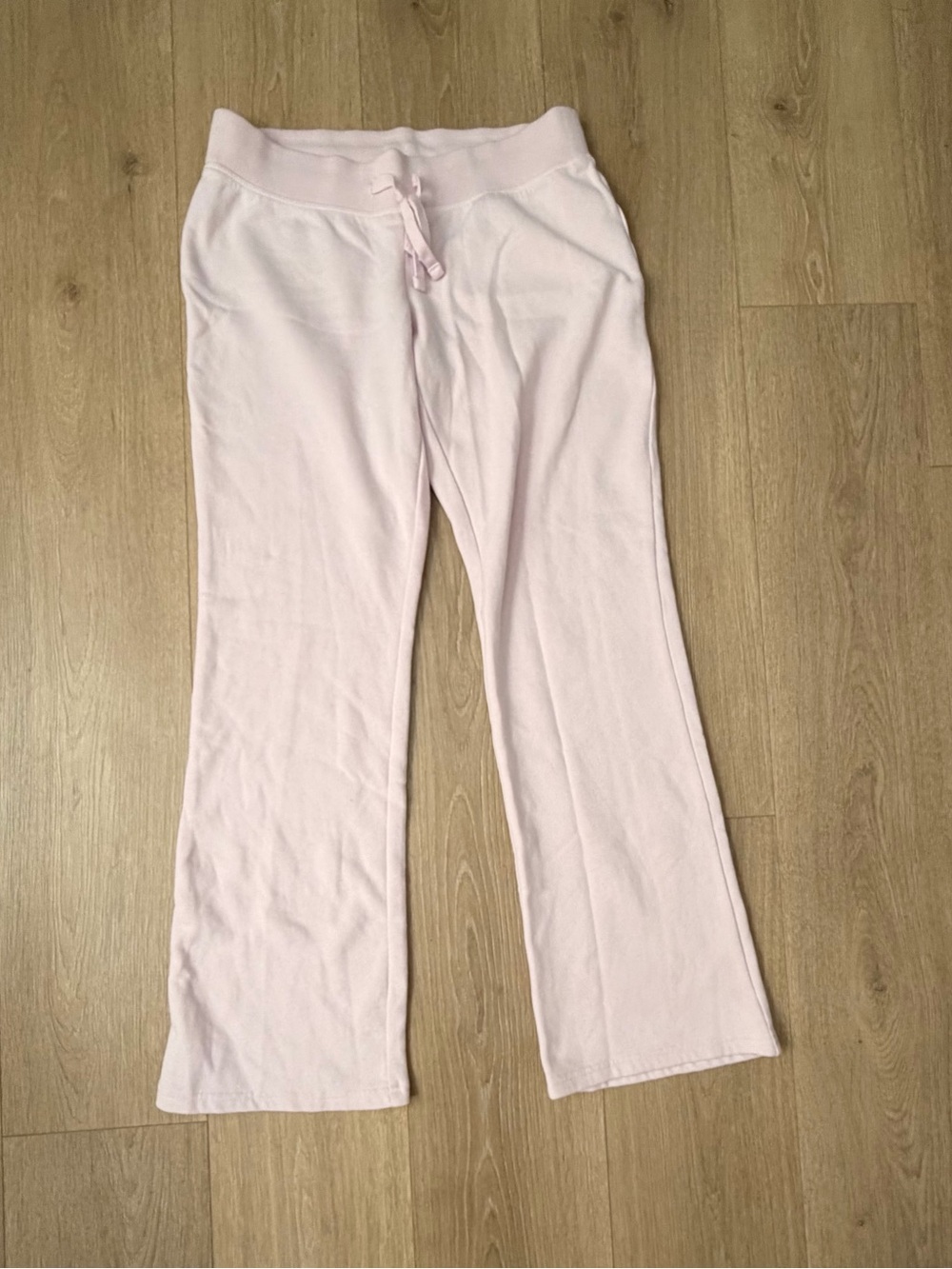 Hollister Pale Pink Women's Pull-On Track Pants with Drawstring